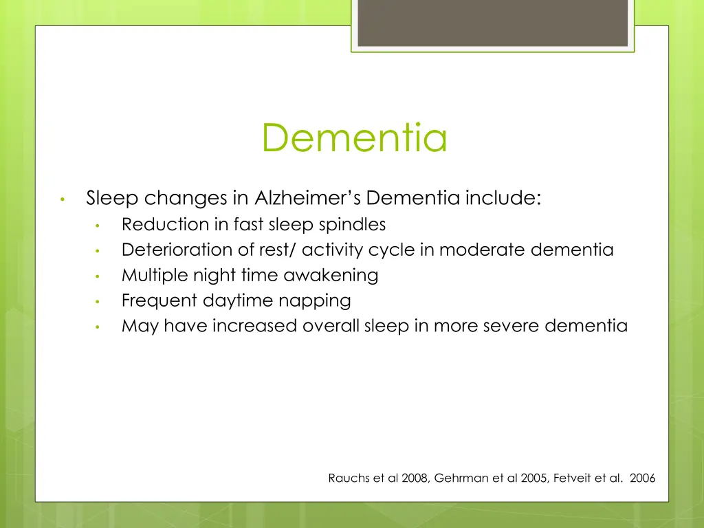 dementia