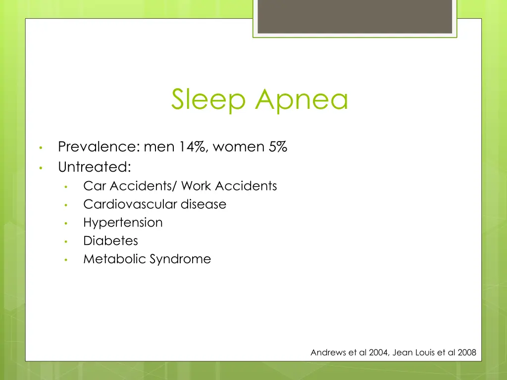 sleep apnea 2