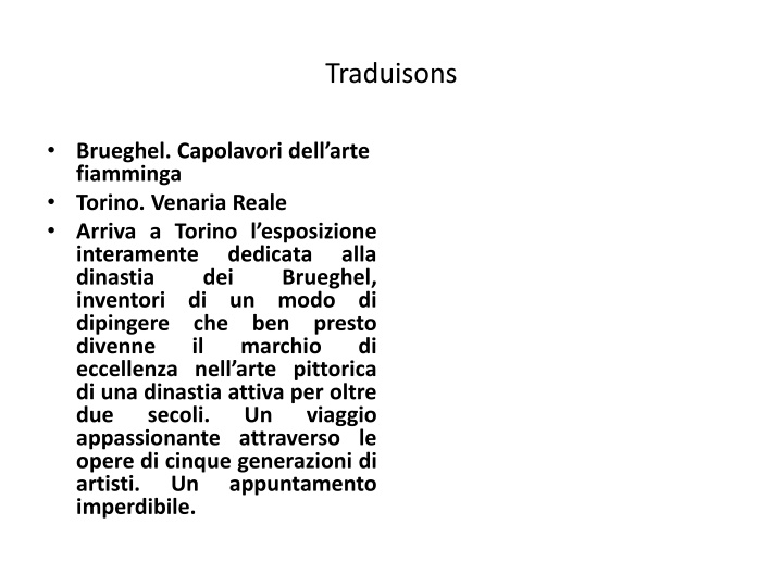traduisons