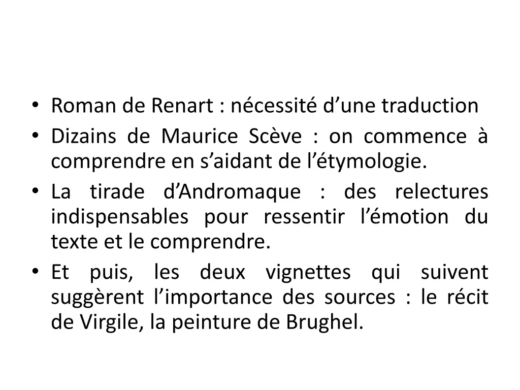 roman de renart n cessit d une traduction dizains