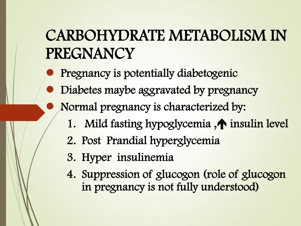 carbohydrate metabolism in carbohydrate