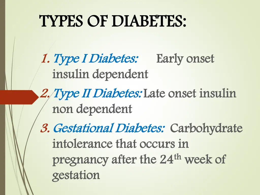 types of diabetes types of diabetes