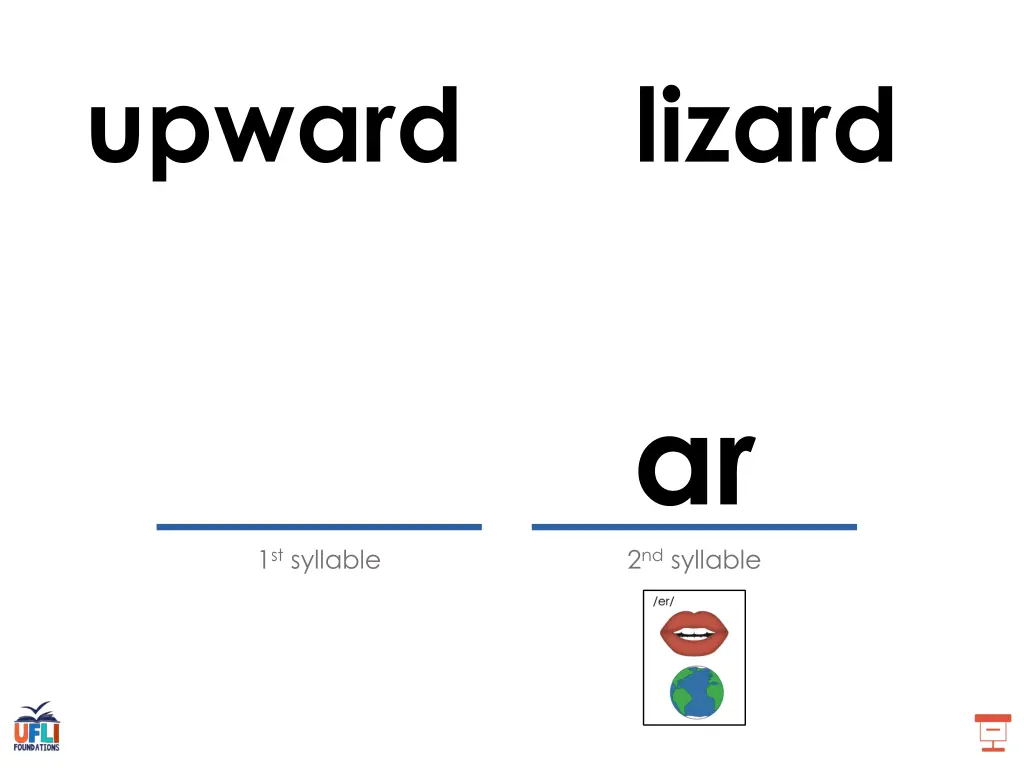 upward