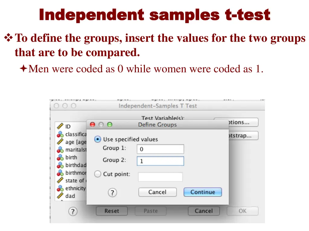 independent samples t independent samples t test 2