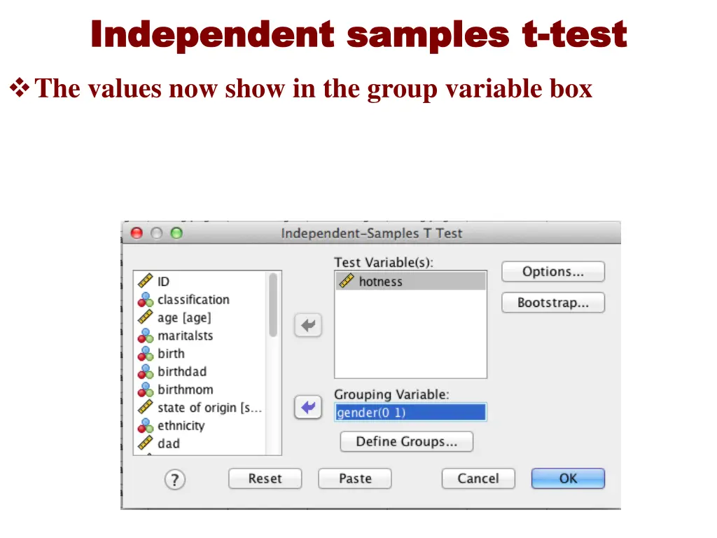 independent samples t independent samples t test 3