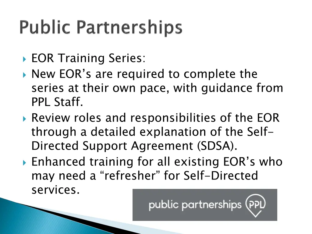 eor training series new eor s are required