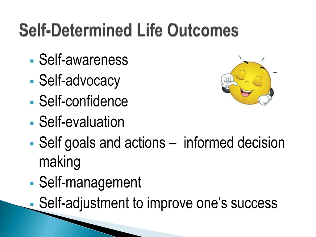 self awareness self advocacy self confidence self