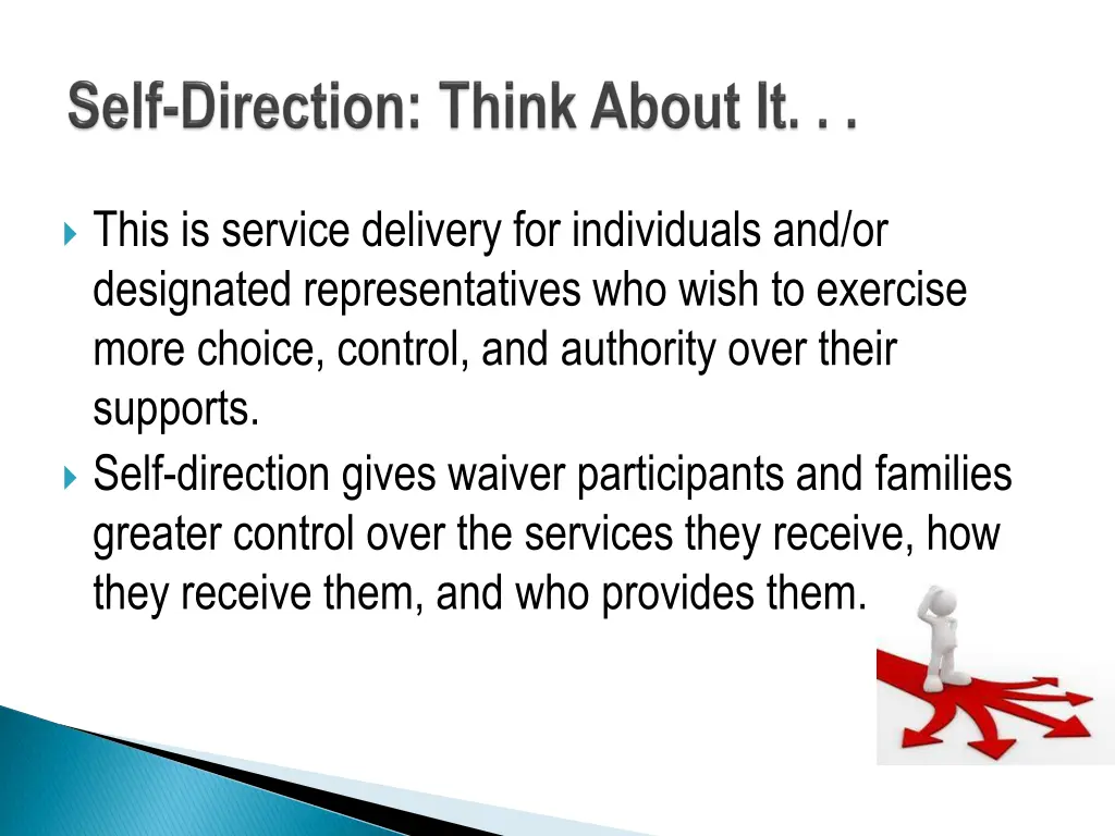this is service delivery for individuals