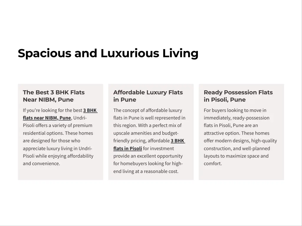 spacious and luxurious living