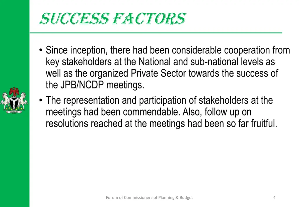 success factors