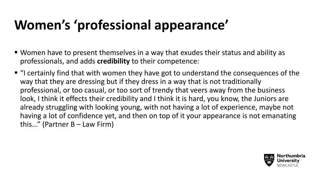 women s professional appearance