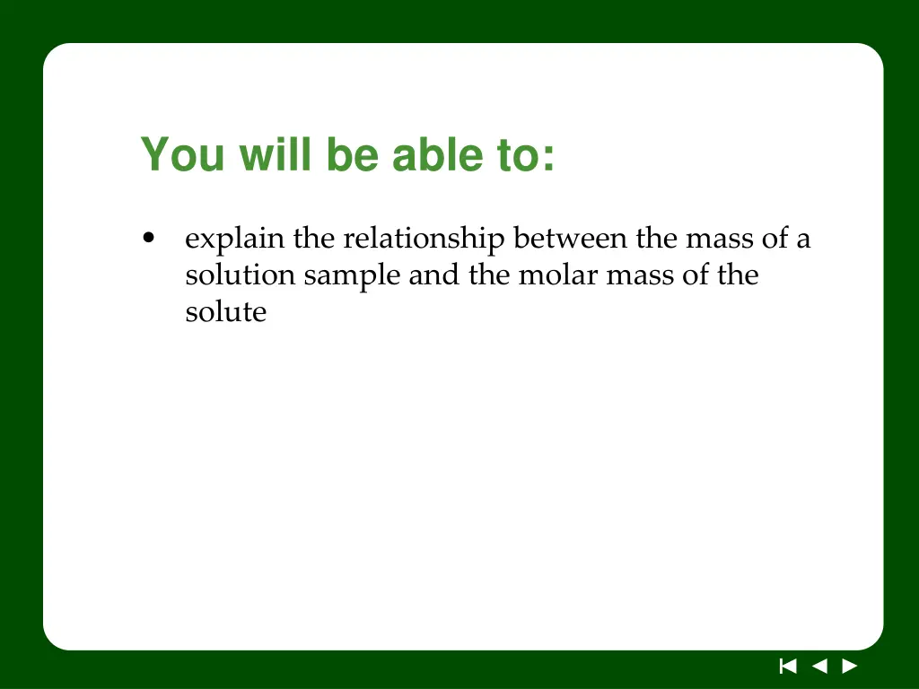 you will be able to