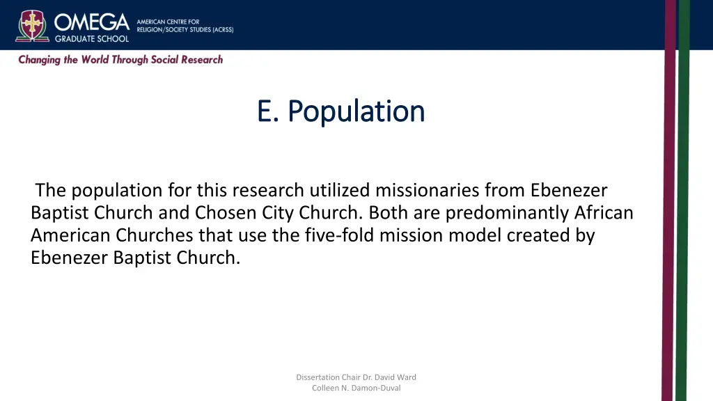 e population e population