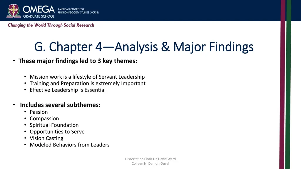 g chapter 4 g chapter 4 these major findings