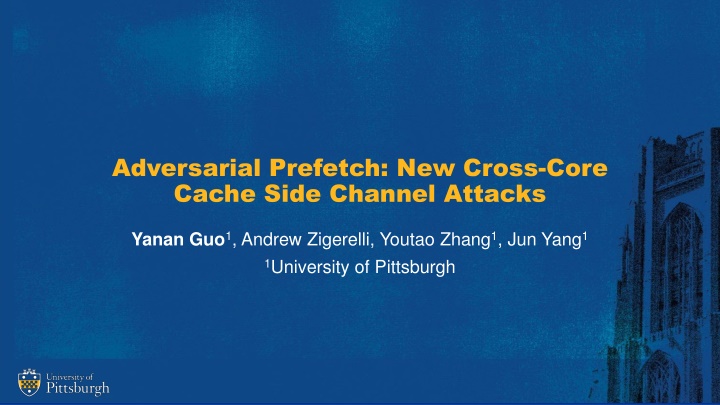 adversarial prefetch new cross core cache side