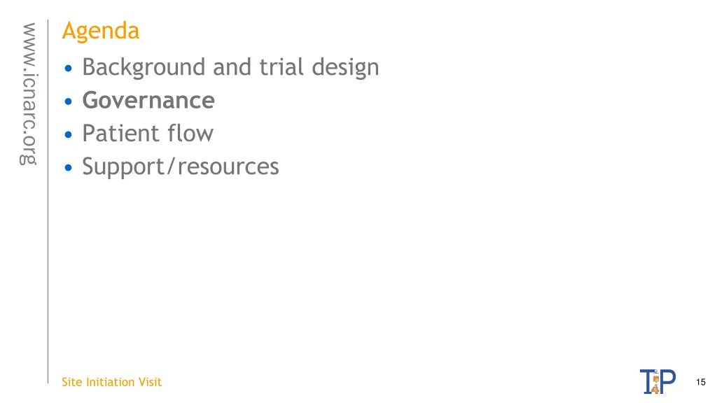 agenda background and trial design governance 2