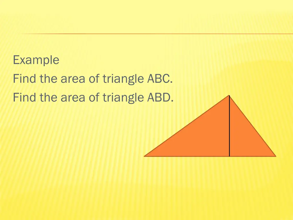 example find the area of triangle abc find