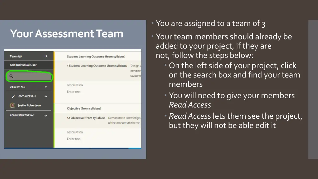 you are assigned to a team of 3 your team members