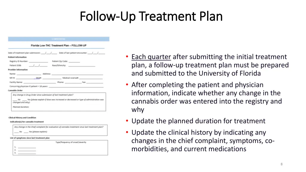 follow follow up treatment plan up treatment plan