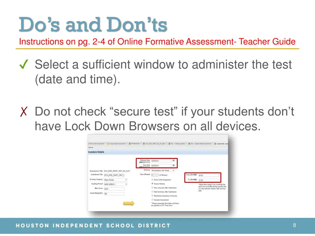 do s and don ts instructions on pg 2 4 of online