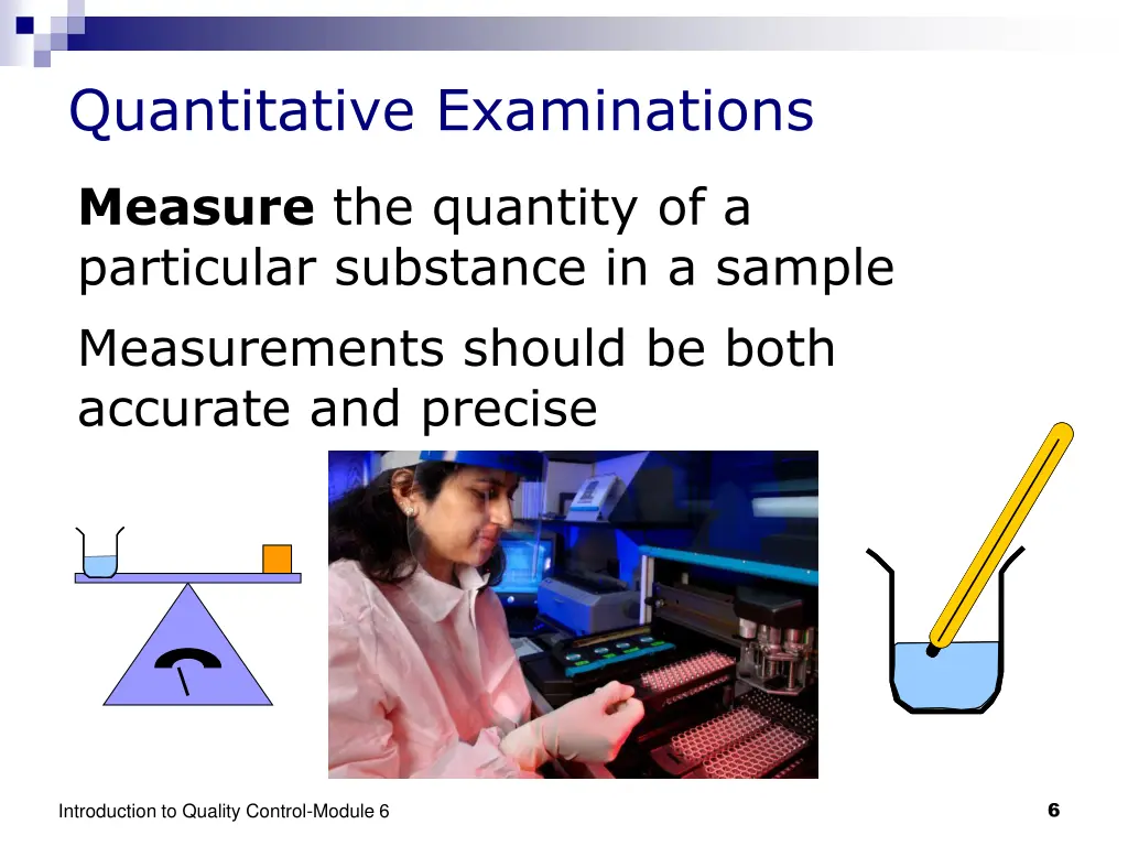 quantitative examinations