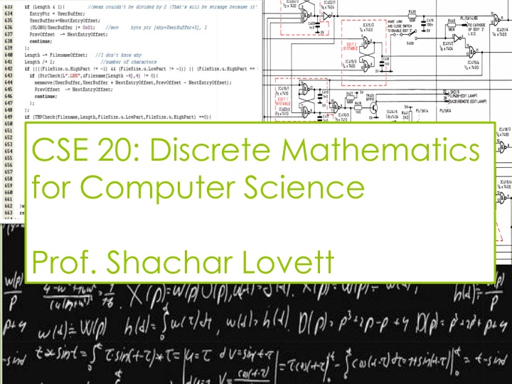 cse 20 discrete mathematics for computer science