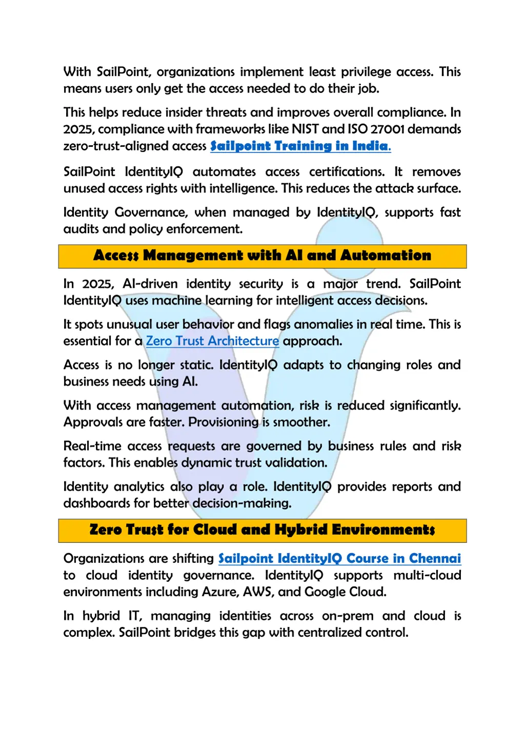 with sailpoint organizations implement least