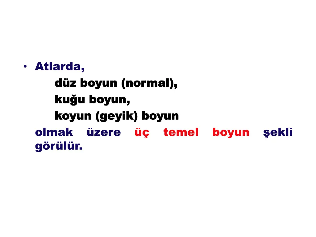 atlarda d z d z boyun ku u ku u boyun koyun koyun