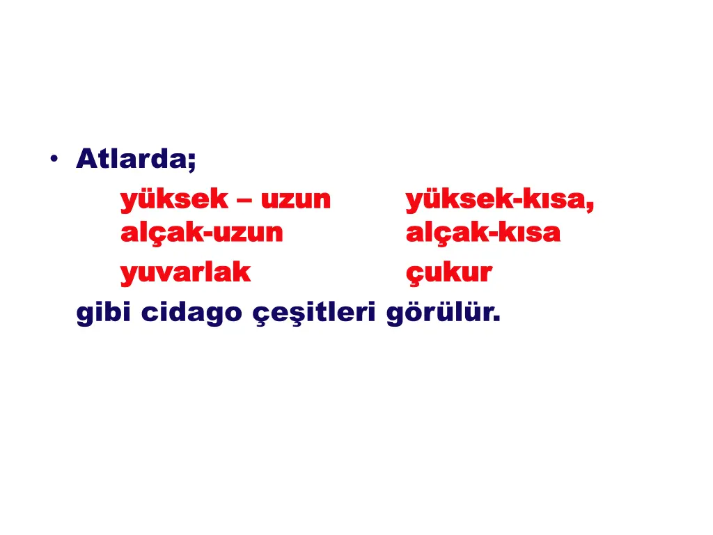 atlarda y ksek y ksek uzun al ak al ak uzun