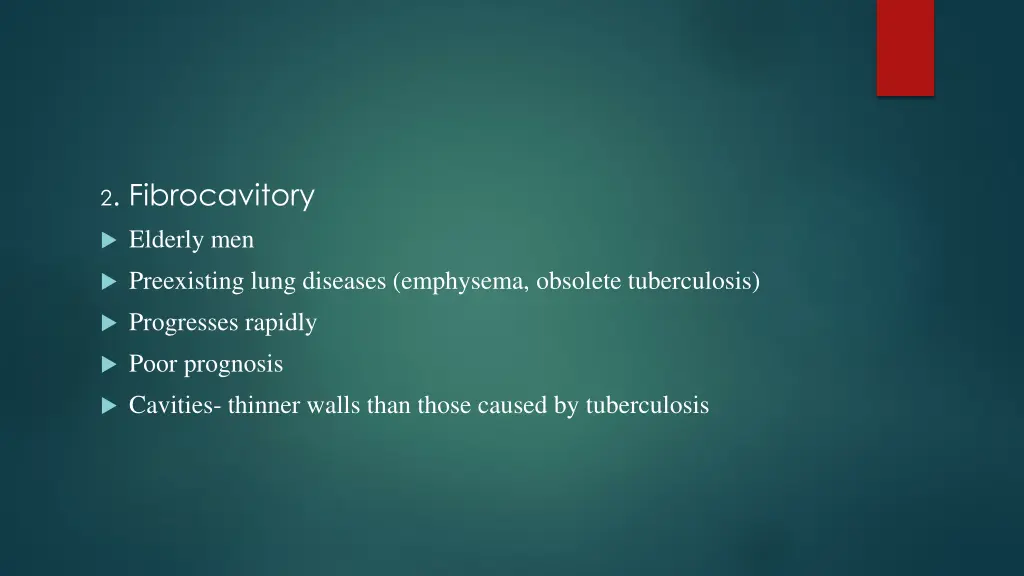 2 fibrocavitory