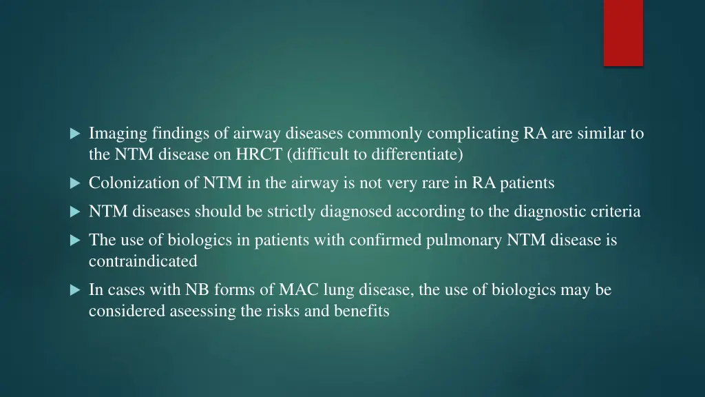 imaging findings of airway diseases commonly