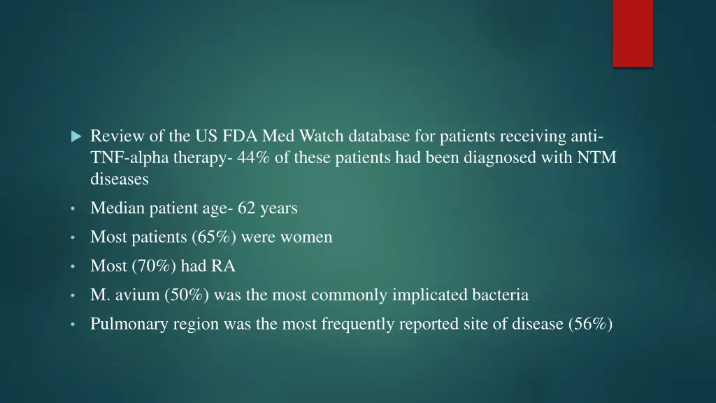 review of the us fda med watch database