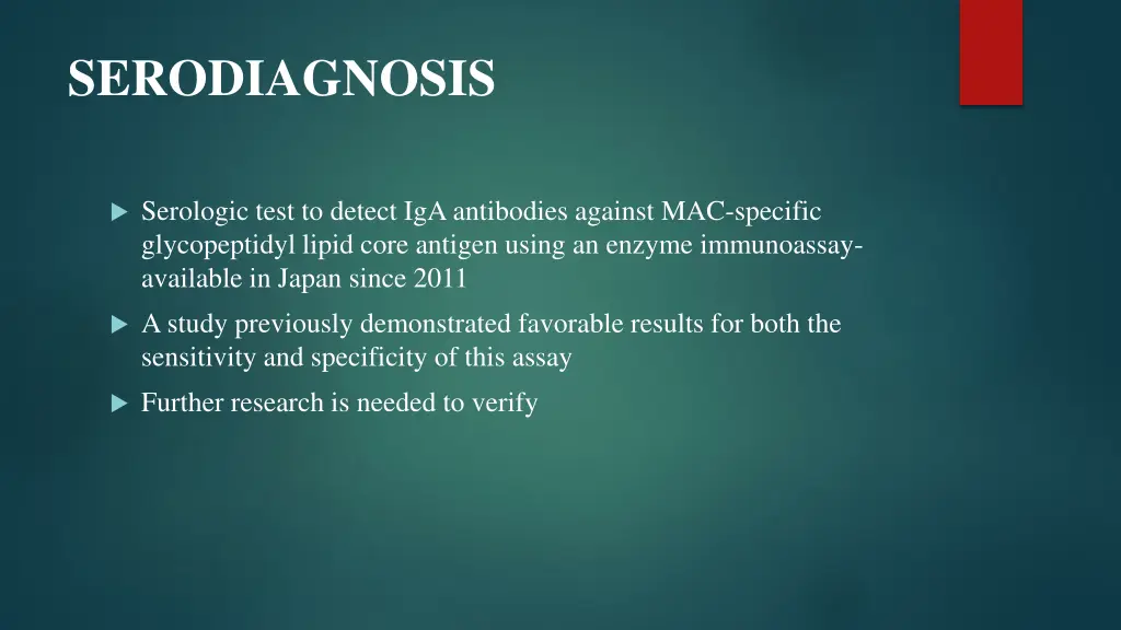 serodiagnosis
