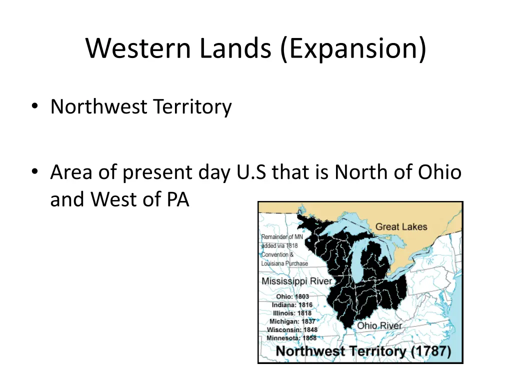western lands expansion