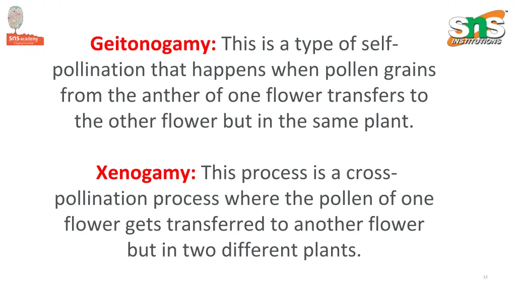 geitonogamy this is a type of self pollination