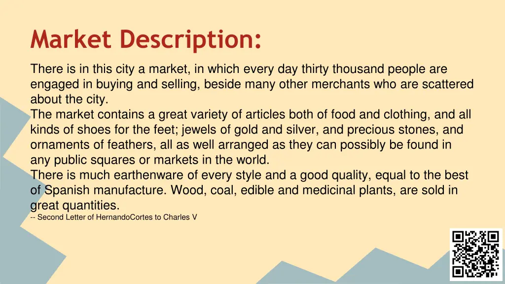 market description