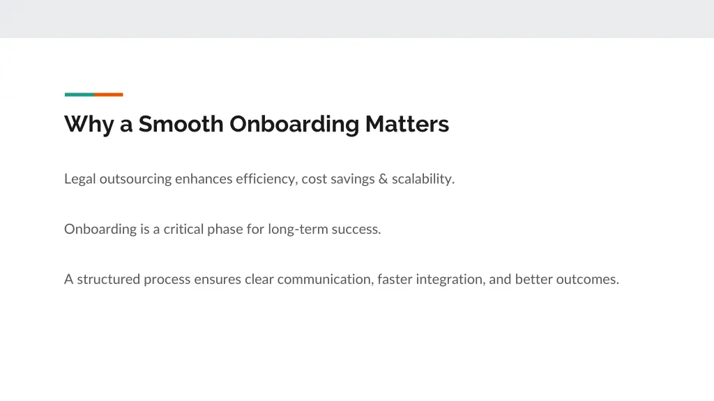 why a smooth onboarding matters