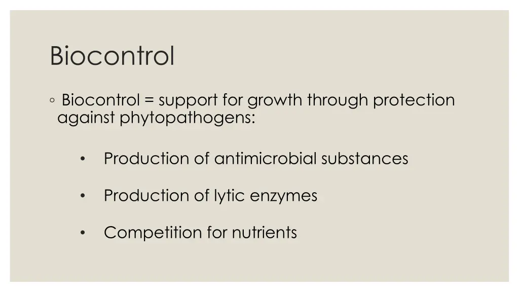 biocontrol