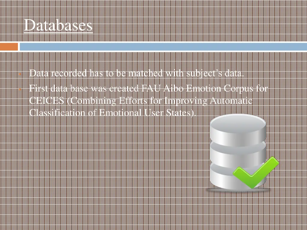 databases