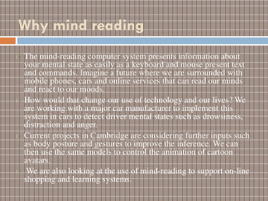 why mind reading