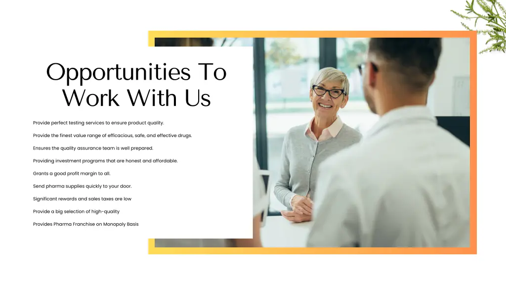 opportunities to work with us