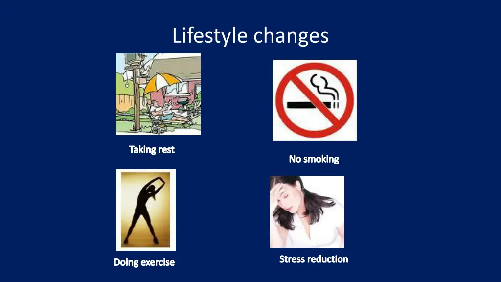 lifestyle changes