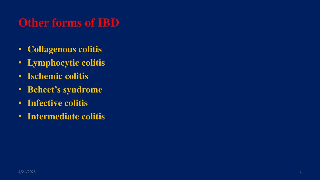 other forms of ibd