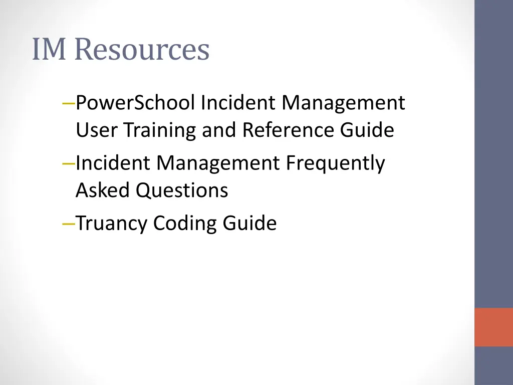 im resources