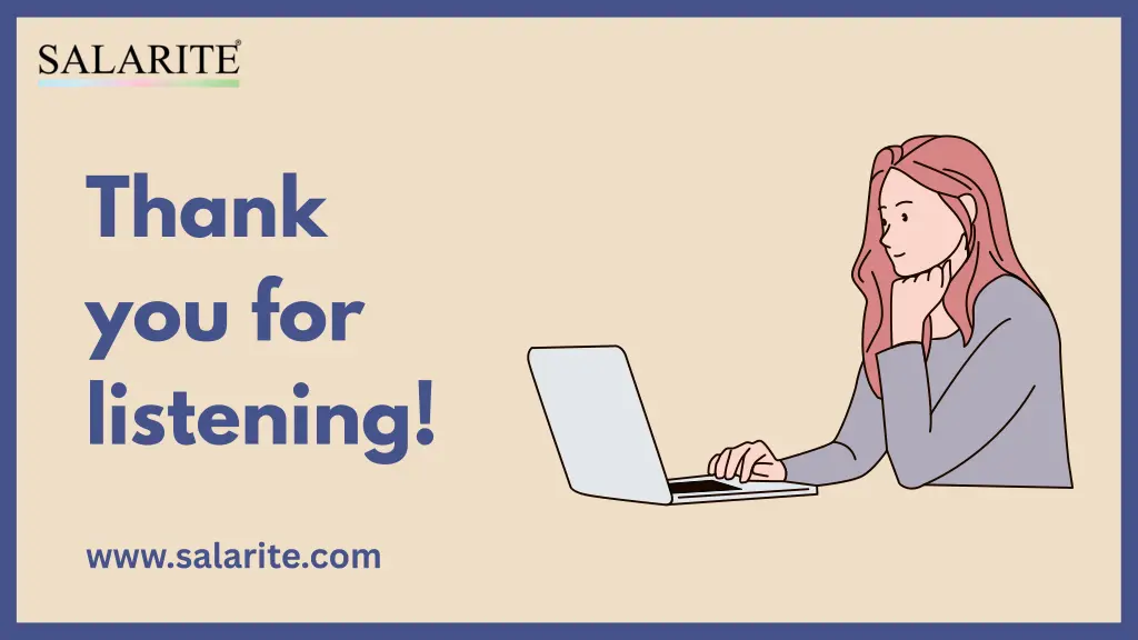 thank you for listening