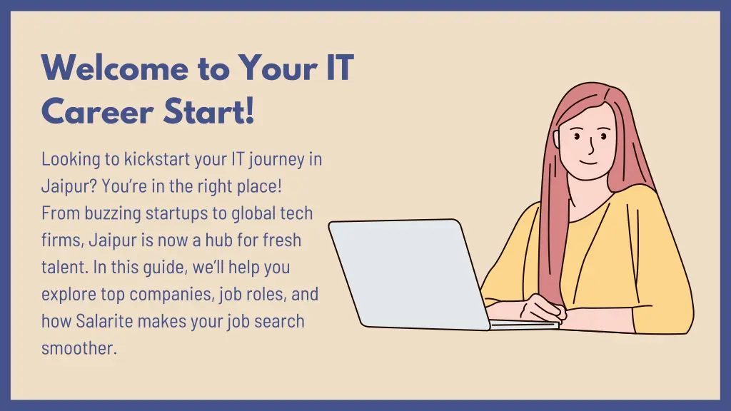 welcome to your it career start