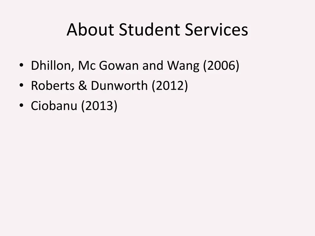 about student services 2