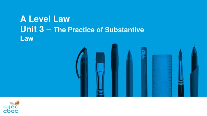 a level law unit 3 the practice of substantive law