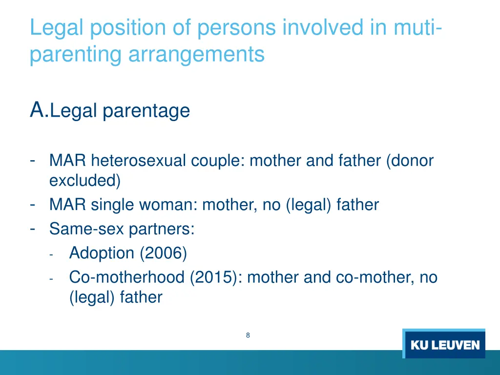 legal position of persons involved in muti 1