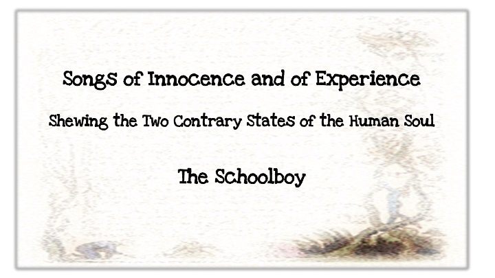 songs of innocence and of experience songs